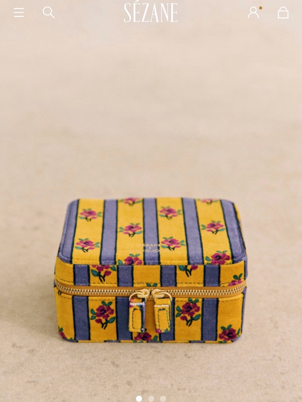 NWT Sezane Jewelry case - Picture 2 of 5